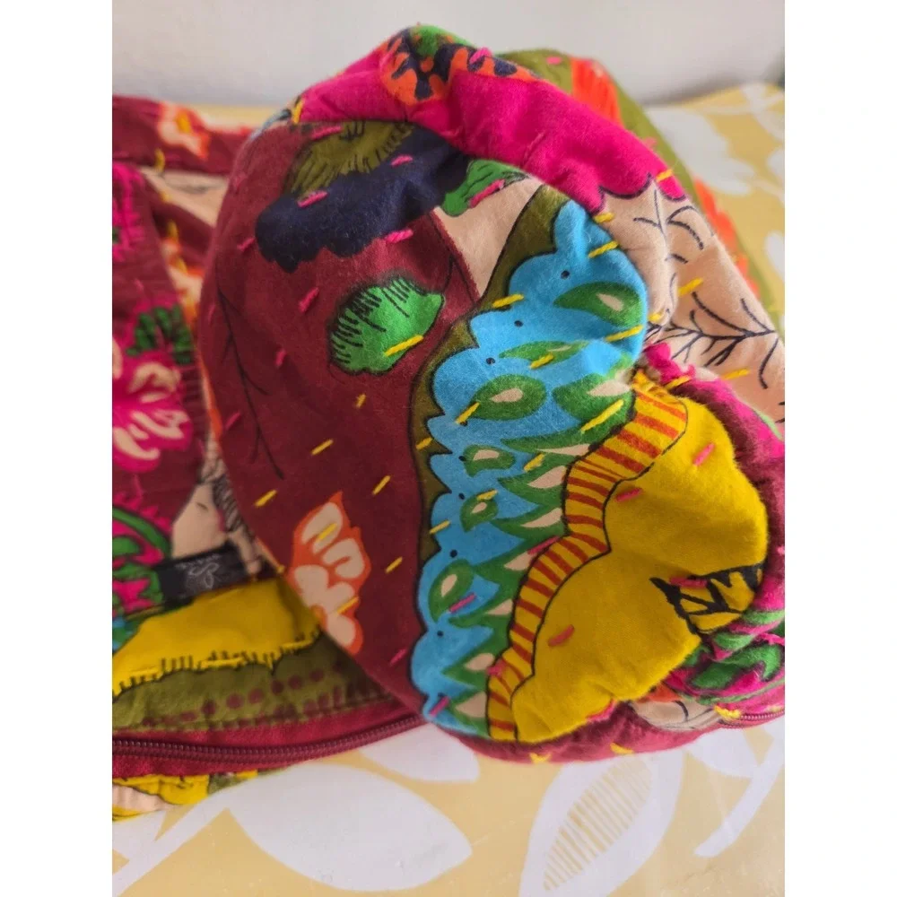 Breathe Yoga Mat Bag Colorful Patchwork Boho Gym Workout Gear